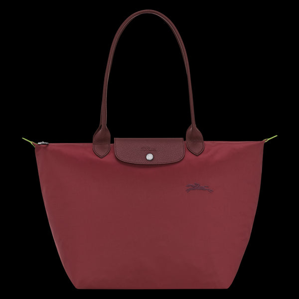 Pomegranate Le Pliage Green L Tote bag